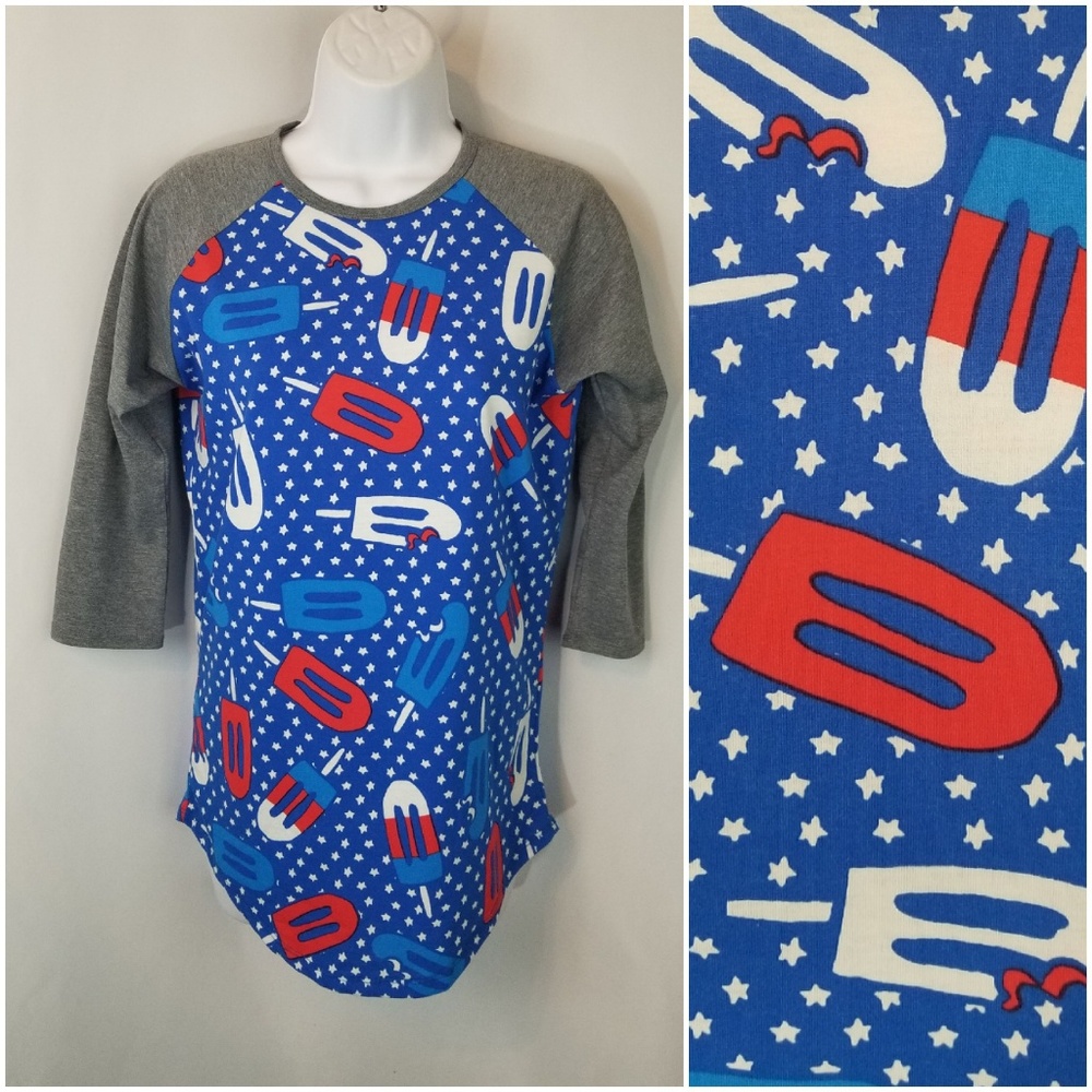 ❤ 3/$25 Lularoe Quater Sleeve Top